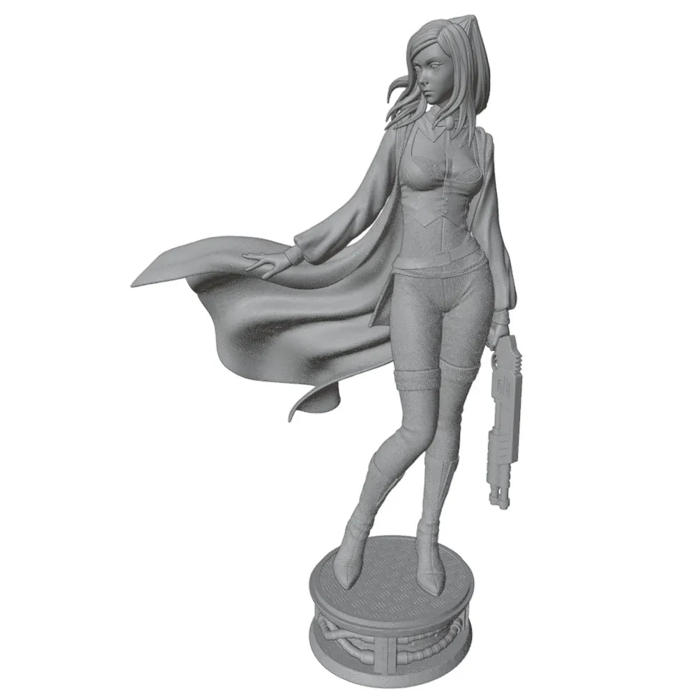 Figura de guerrera de resina – Escultura para coleccionistas - imagen 4