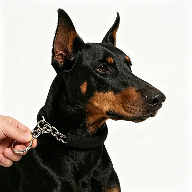 Collar martingale de acero inoxidable para perros – entrenamiento - imagen 5