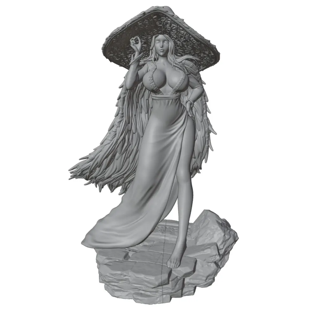 Figura de resina para modelismo a escala 1:24 sin pintar - imagen 2