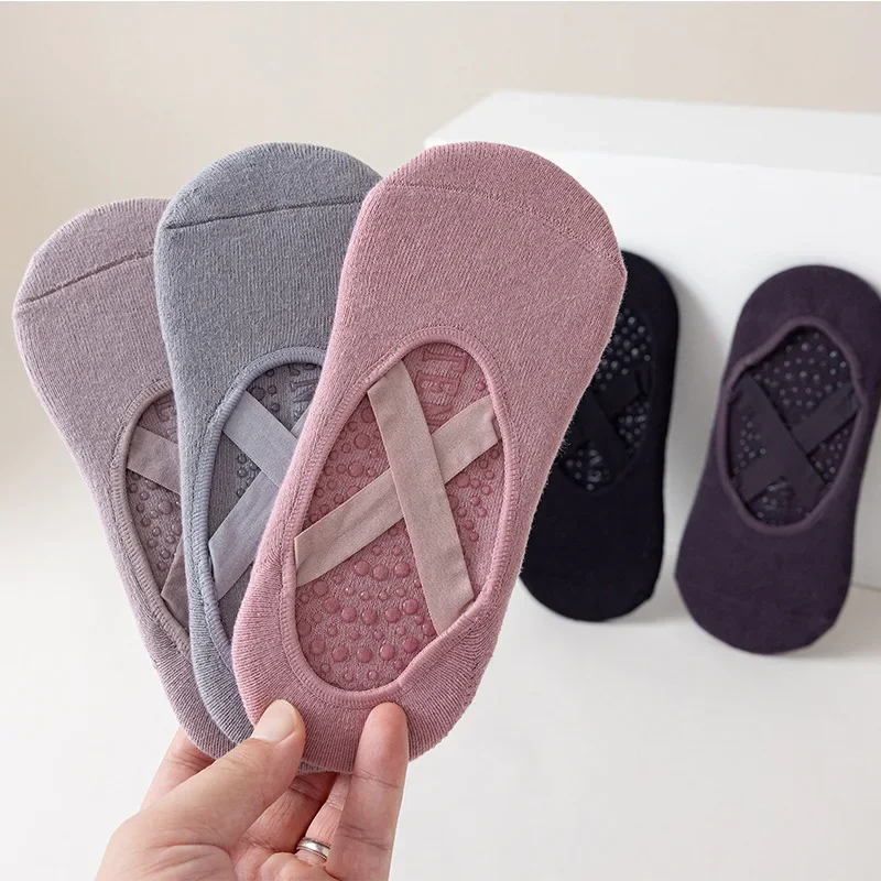 Calcetines antideslizantes de yoga profesional mujer transpirables - imagen 3