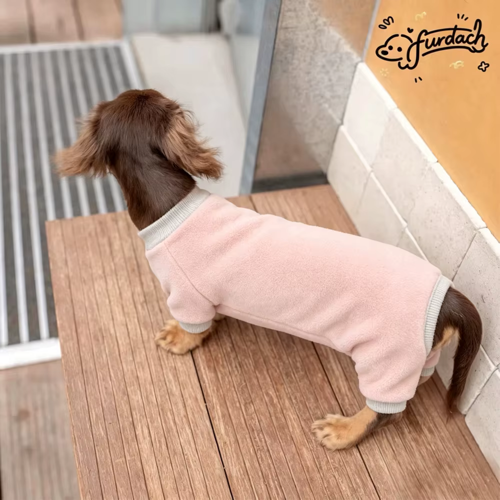 Sudadera forro polar para perro salchicha Dachshund, cubre vientre