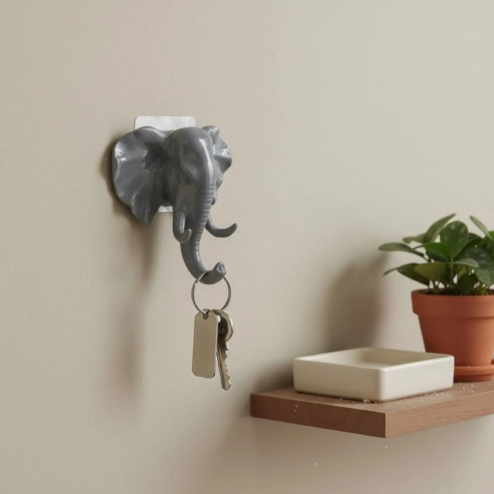 Gancho de pared elefante para perros y gatos, instalación fácil - imagen 2