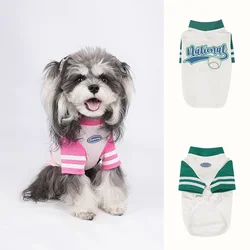 Camiseta deportiva para perro transpirable béisbol, pequeños cachorros