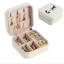 Estuche de joyas con cierre A-Z – Caja organizadora elegante