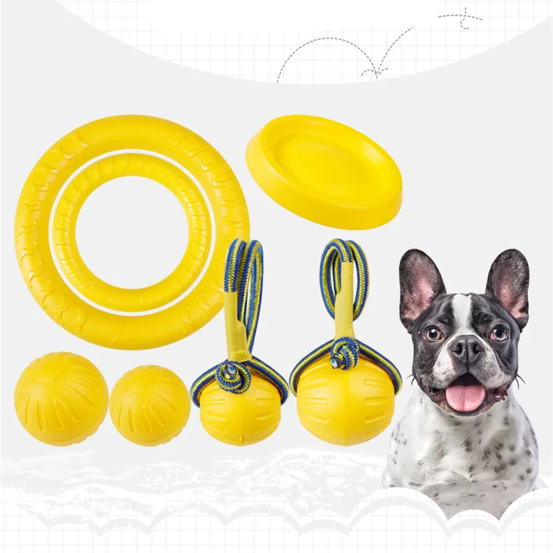 Disco volador con cuerda en uso