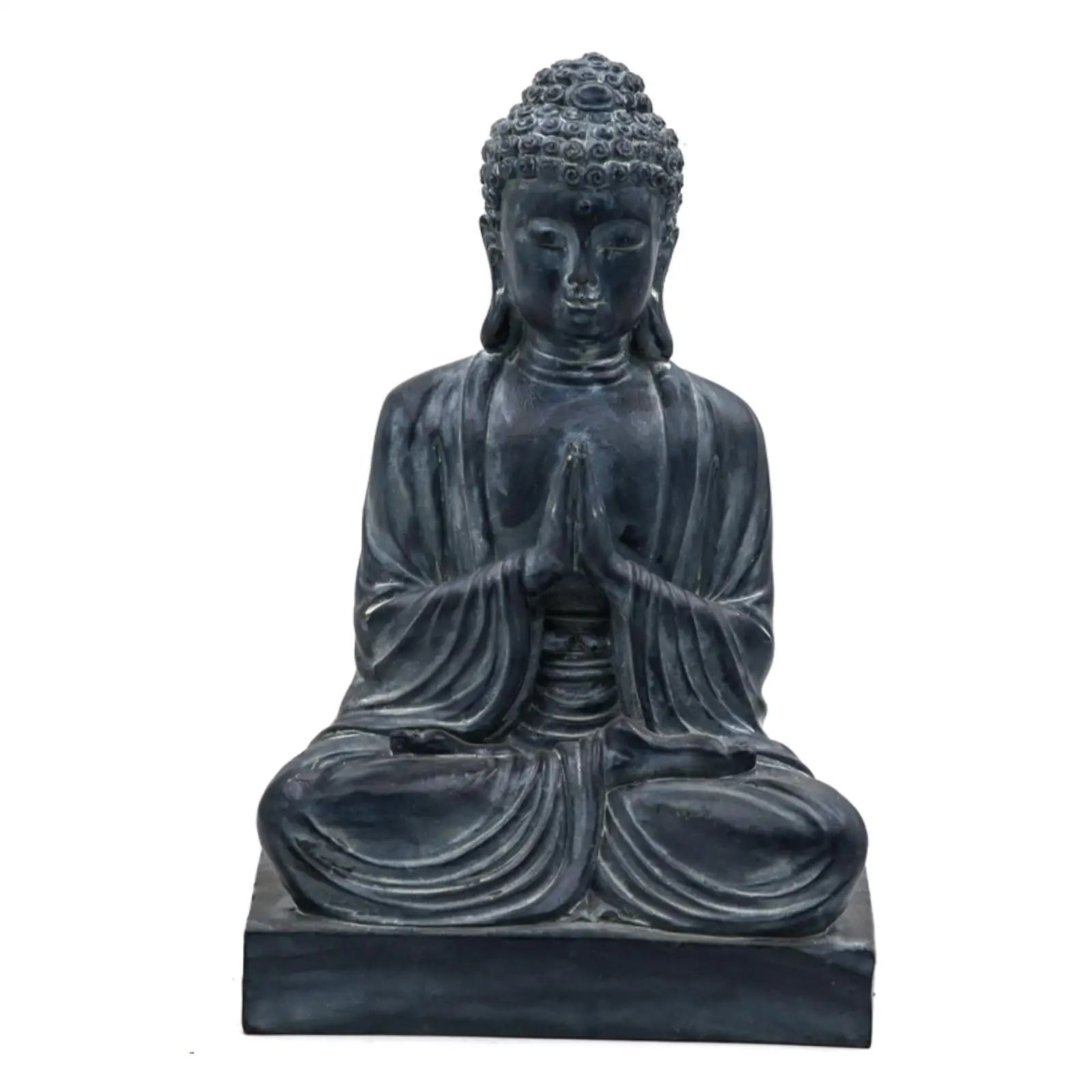Figura de Buda de resina decorativa artesanal