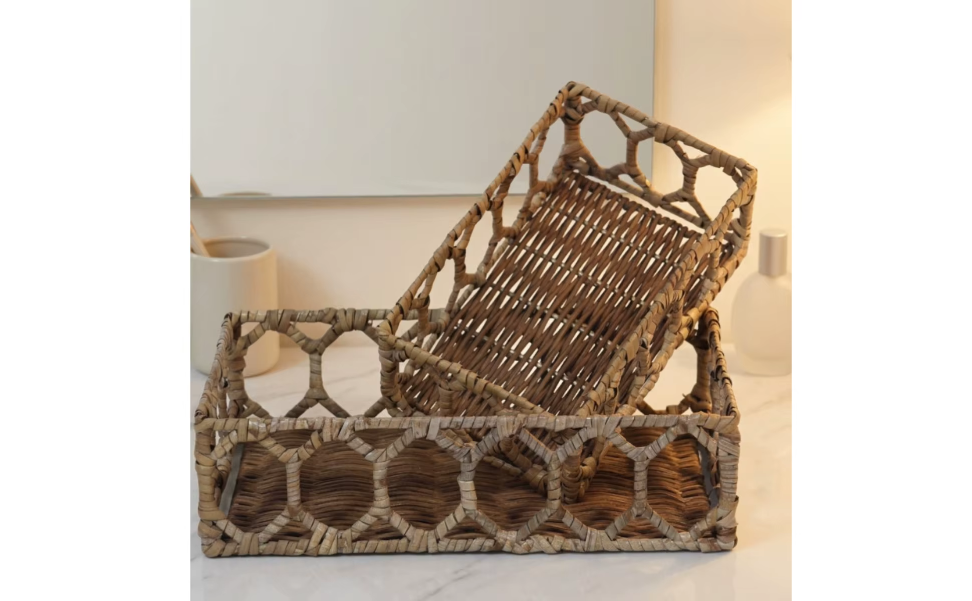 Organizador de sobremesa para cosméticos y accesorios