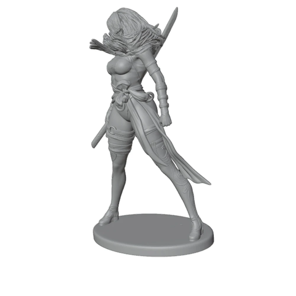 Figura samurái detalle frontal
