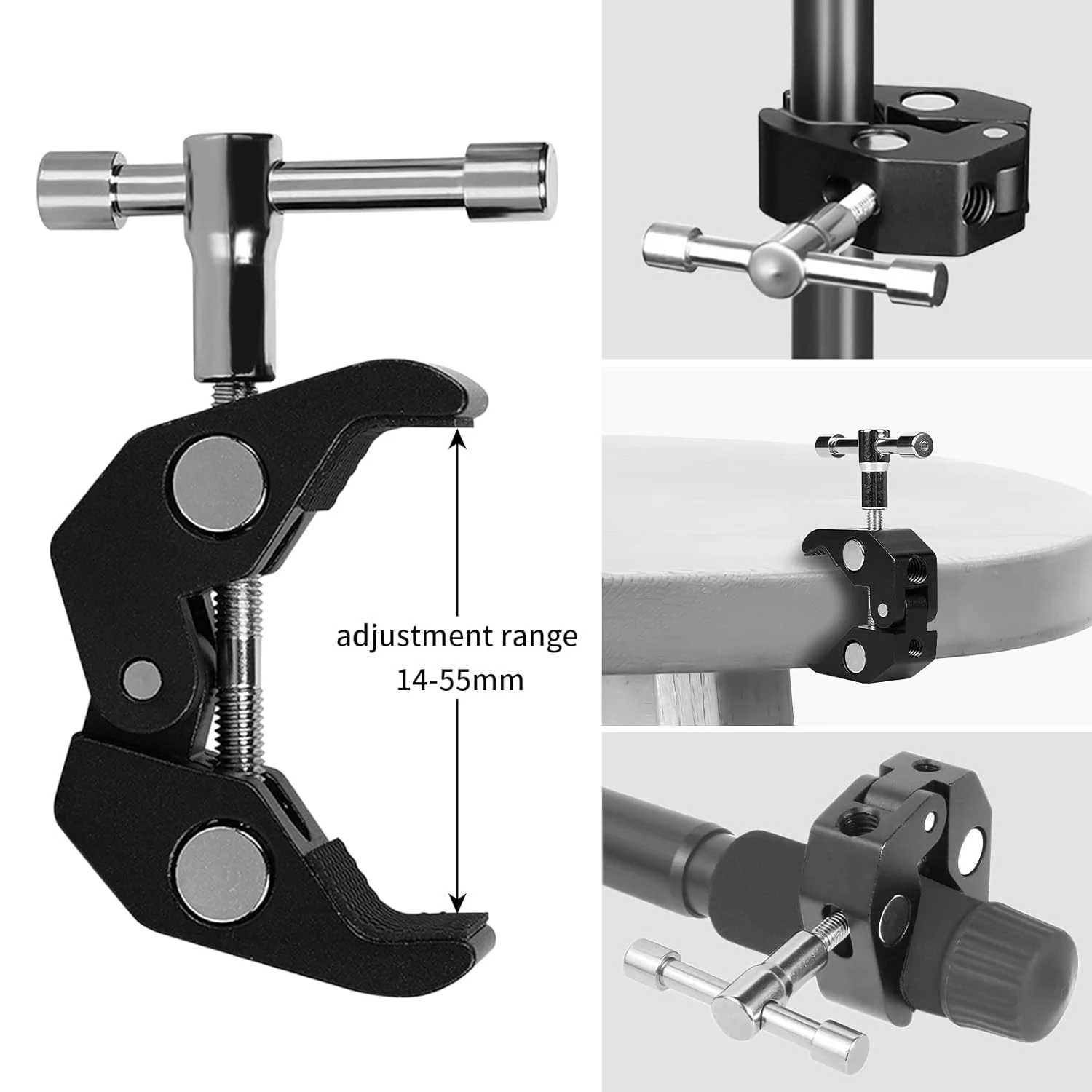 Soporte Starlink Mini instalado en poste de RV