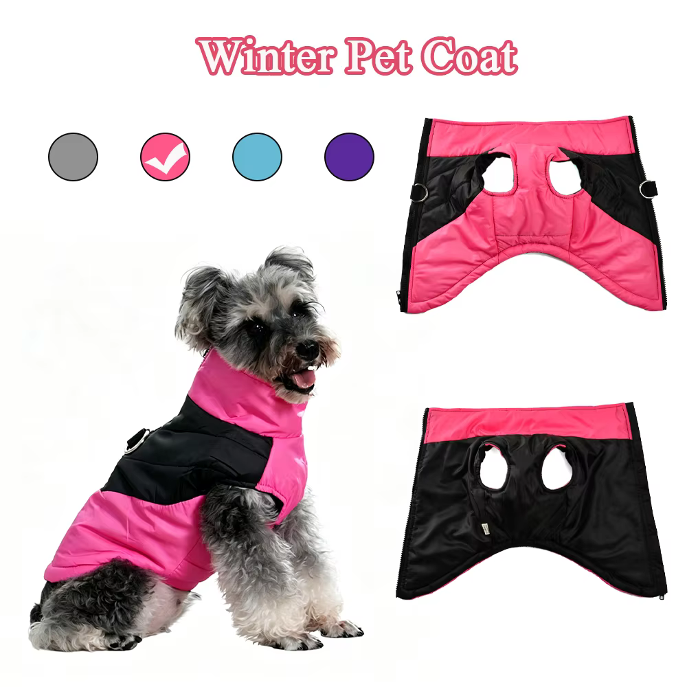 Abrigo impermeable de invierno para perros pequeños y gatos - imagen 5