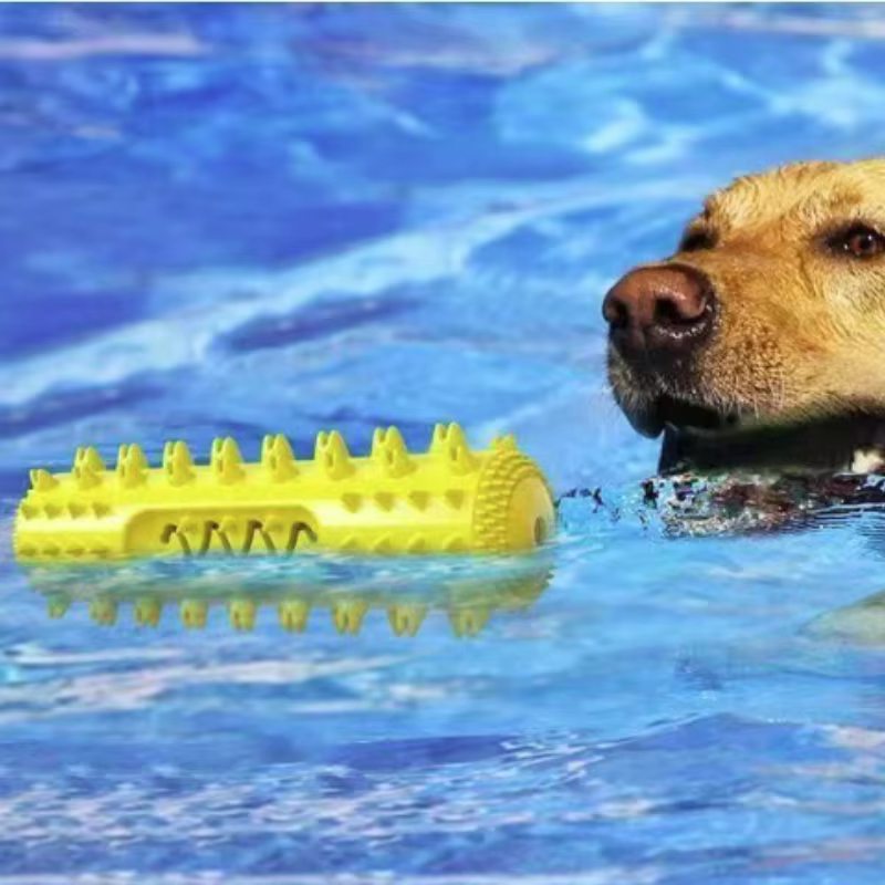 Juguete masticable de goma con cepillo dental para perros: aliento - imagen 4
