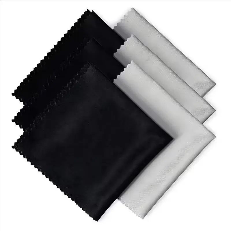Textura suave del paño de microfibra para lentes