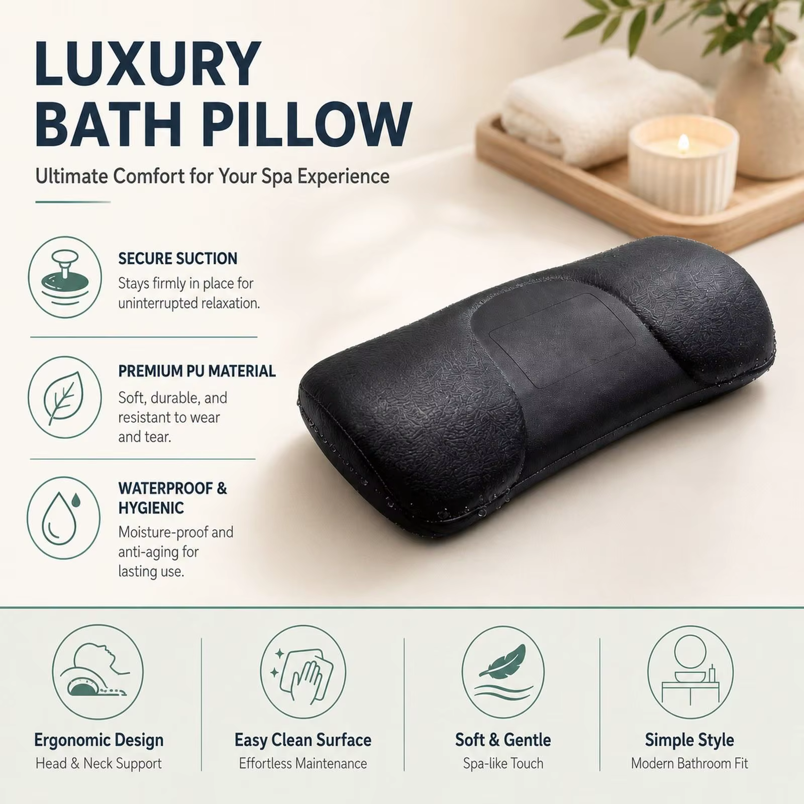 Almohada SPA bañera de hidromasaje para gatos y perros - imagen 4