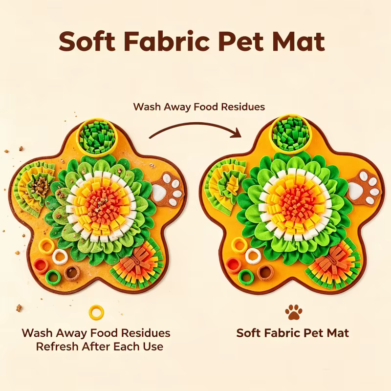 Alfombra de olfateo para perros – Juguete de alimentación lenta - imagen 4