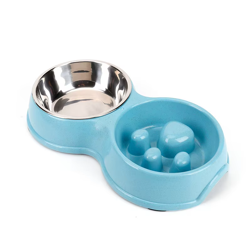 Comedero doble antideslizante para perros y gatos pequeños y medianos - imagen 3