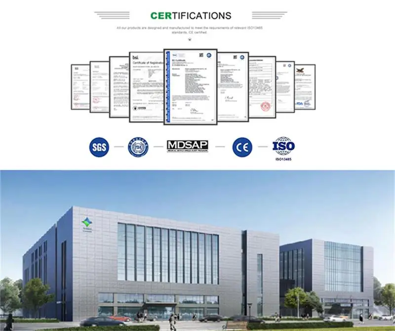 Tubo de drenaje plano de silicona médica transparente con estructura estriada