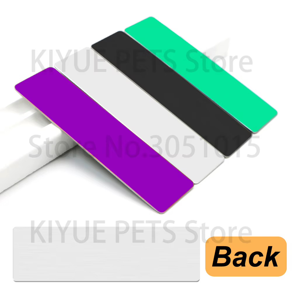Placas Identificación Gato y Perro en Acero Inoxidable – Personalizables con Nombre - imagen 4