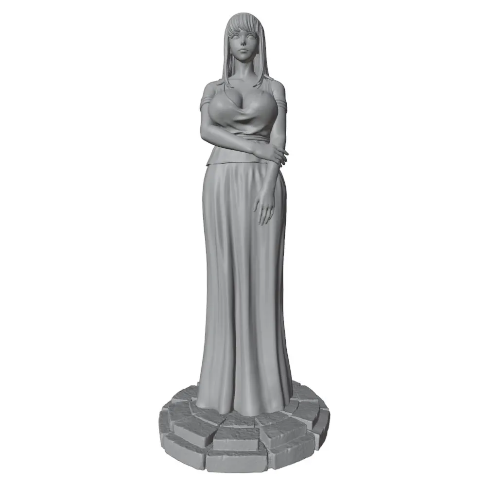 Figura Resina Escala 1/24 Chica Sexy – Miniatura GK DIY sin Pintar - imagen 3