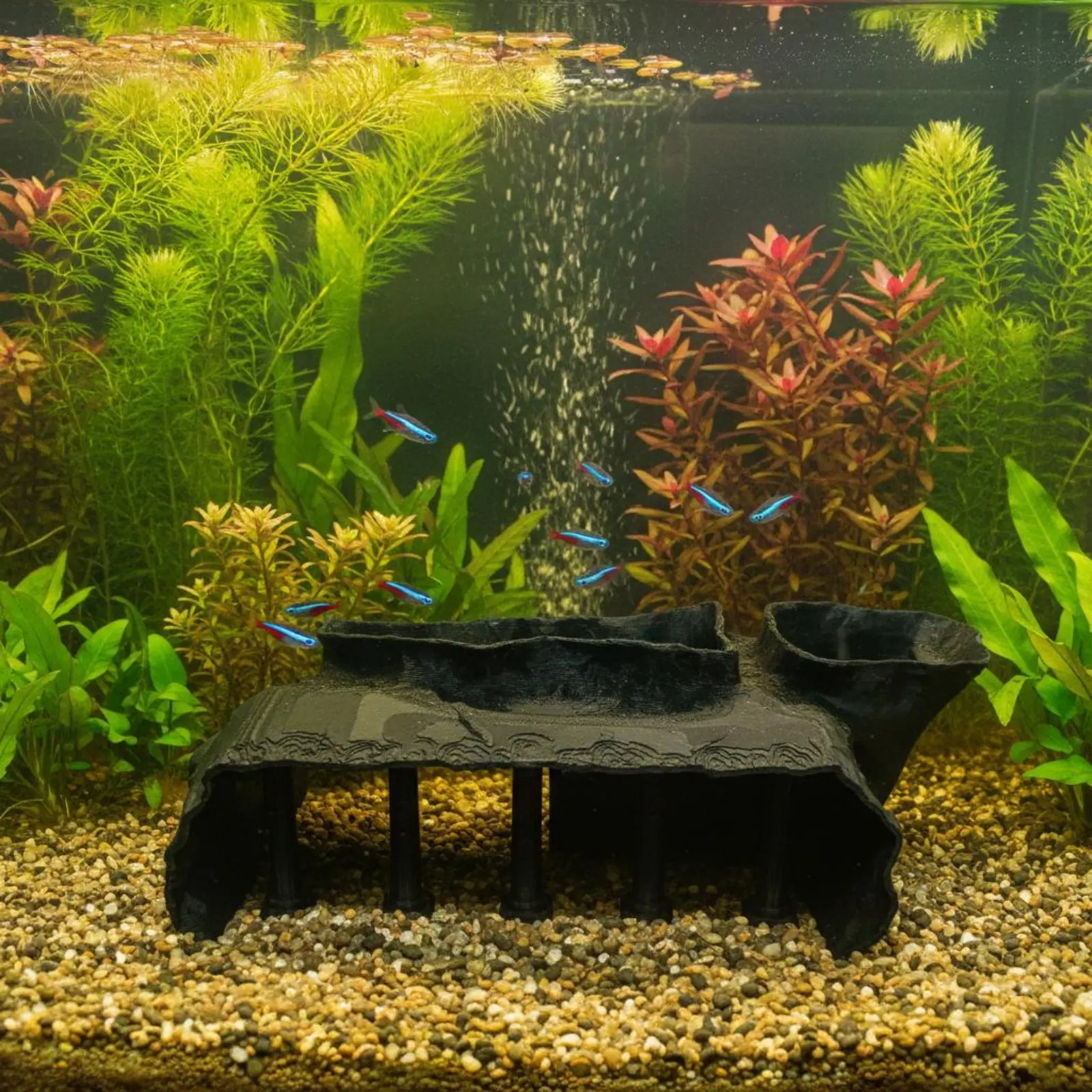 Cueva para acuario túnel romana acuático para agua dulce y salada - imagen 4