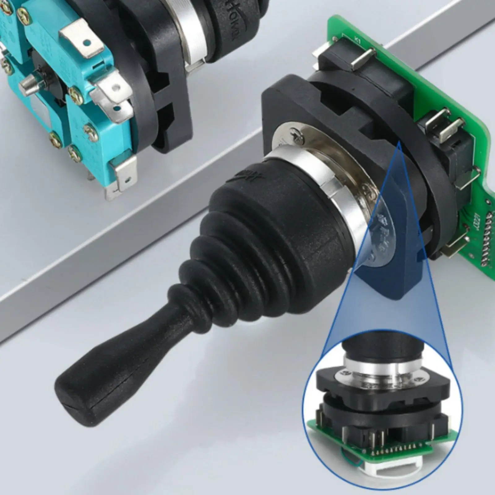 Joystick metálico industrial con sensor de efecto Hall - imagen 5