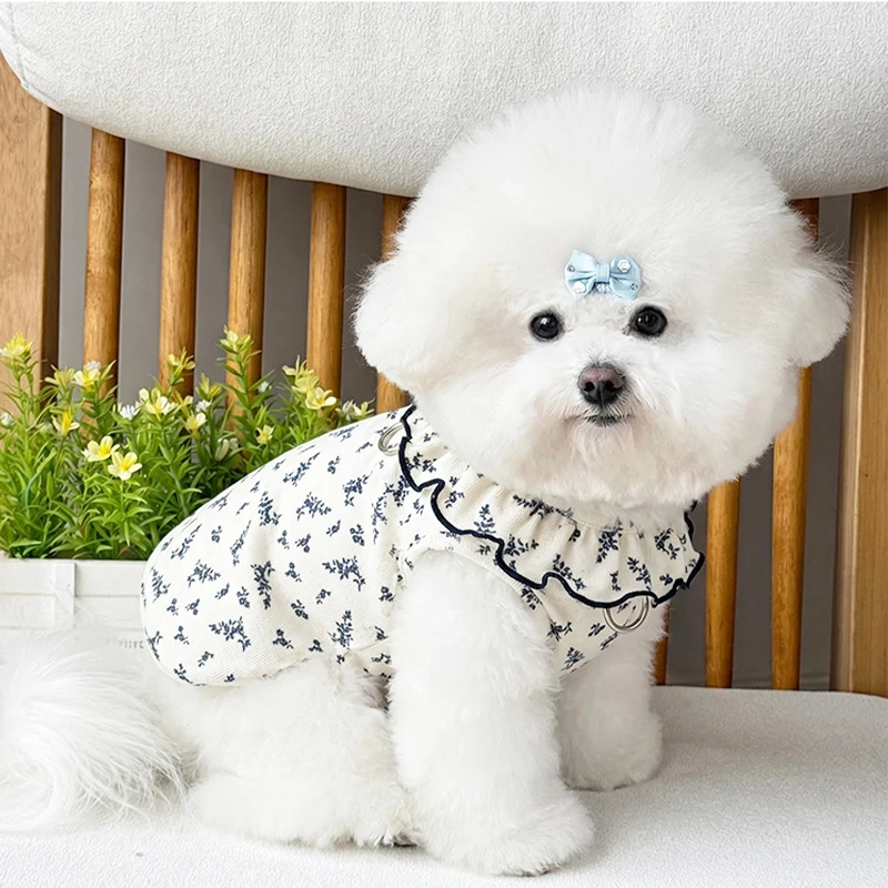 Ropa de verano para perros: vestido tutú floral Chihuahua - imagen 4