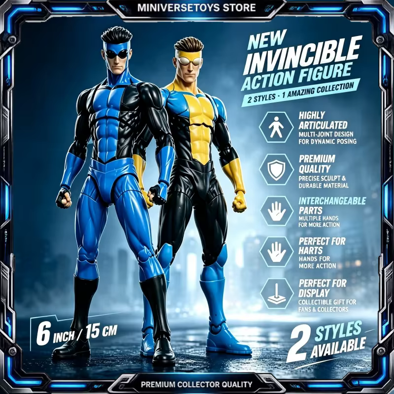 Figura Articulada Invincible Mess Toys – Coleccionable de Mark Grayson - imagen 5