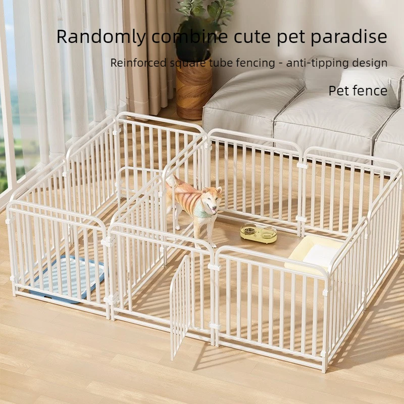 Corral para perros con puerta y cerradura, ajustable interior - imagen 5