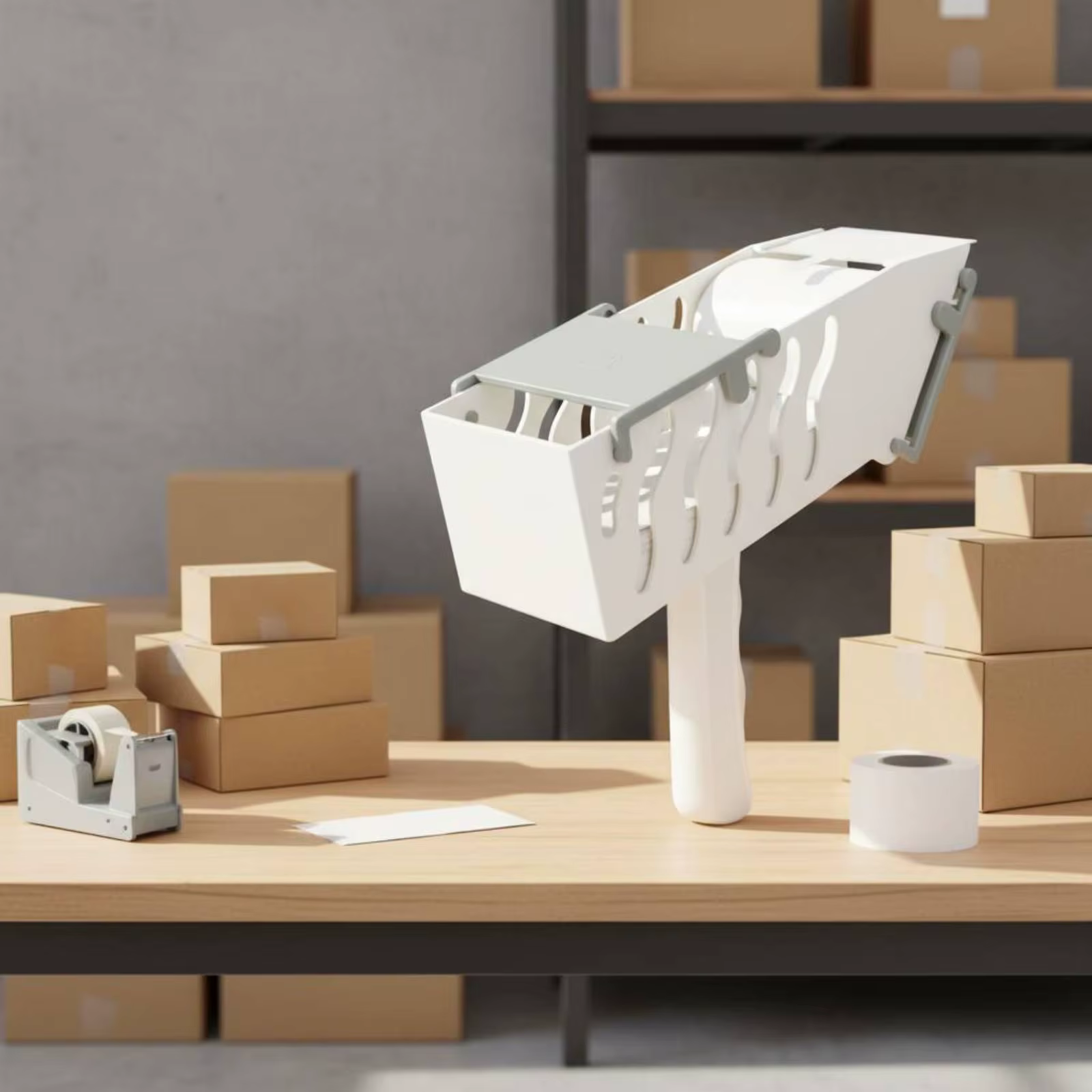 Dispensador de Etiquetas de Envío – Pegador Ergonómico para Paquetes - imagen 3