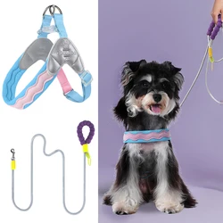 Arnés Y ajustable sin tirones para perros pequeños, acolchado suave