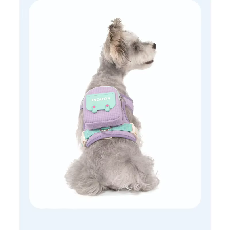 Mochila arnés chaleco ajustable para perros pequeños y medianos - imagen 5