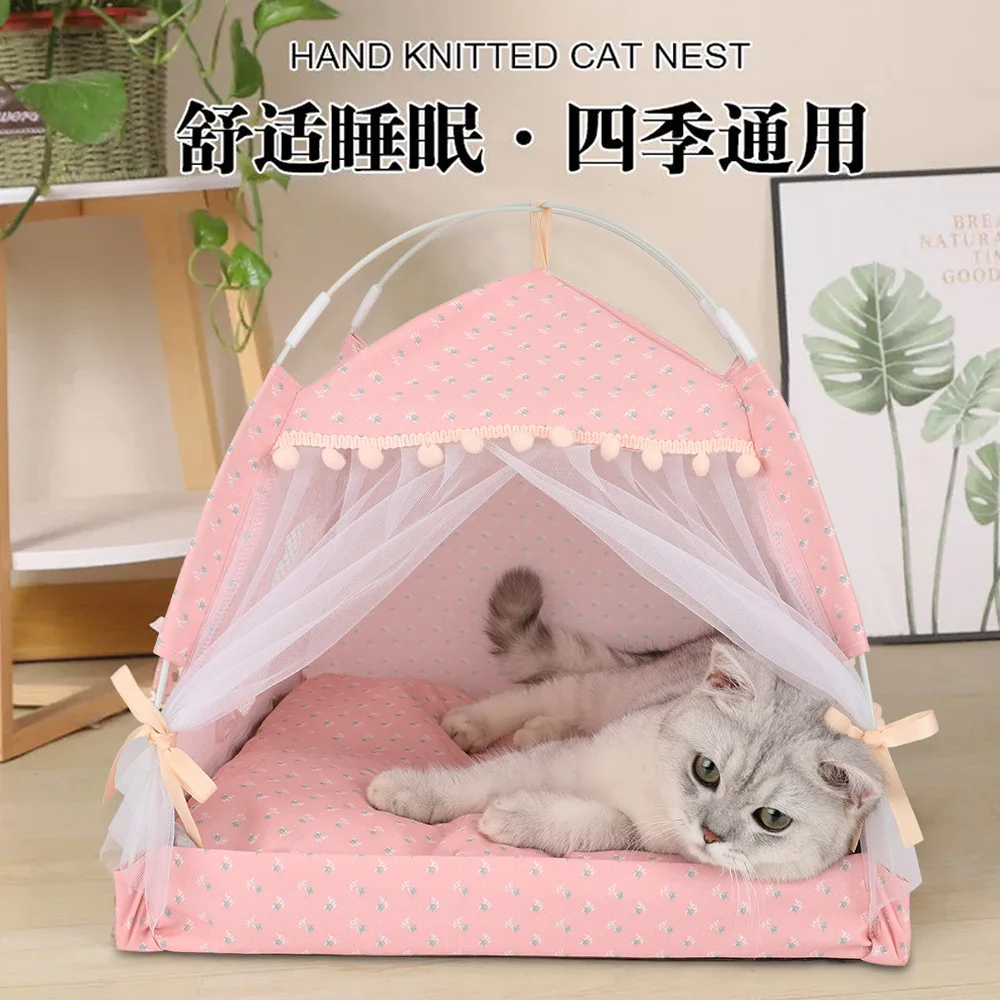 Cama refrigerante abierta para gatos