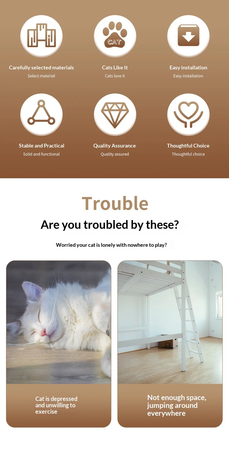 Detalle de ratán y estructura de la torre para gatos