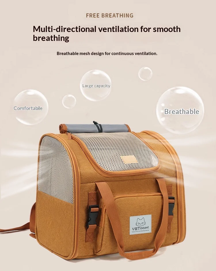Vista del cuerpo de la mochila expandible