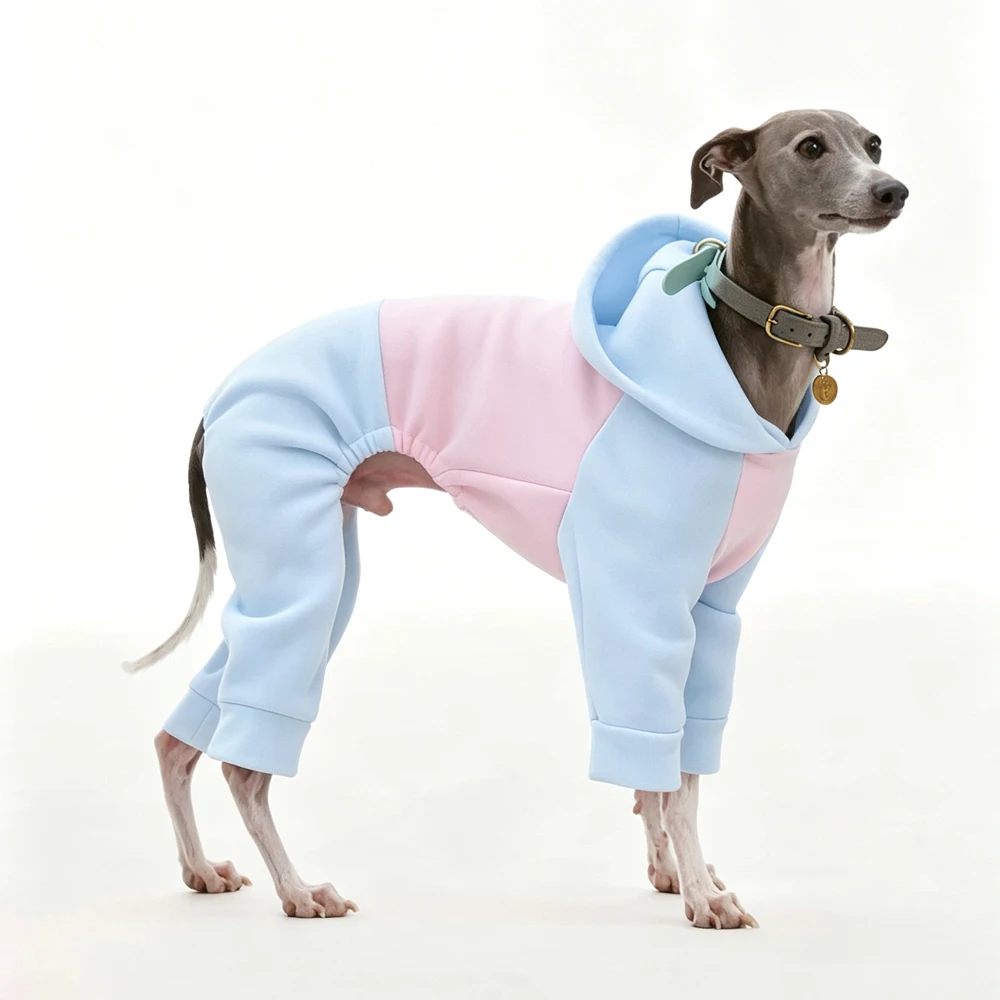 Sudadera Forro Polar Galgo Italiano y Whippet – Abrigo Cálido de Invierno