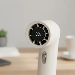 Ventilador portátil silencioso para gatos y perros, carga Tipo-C