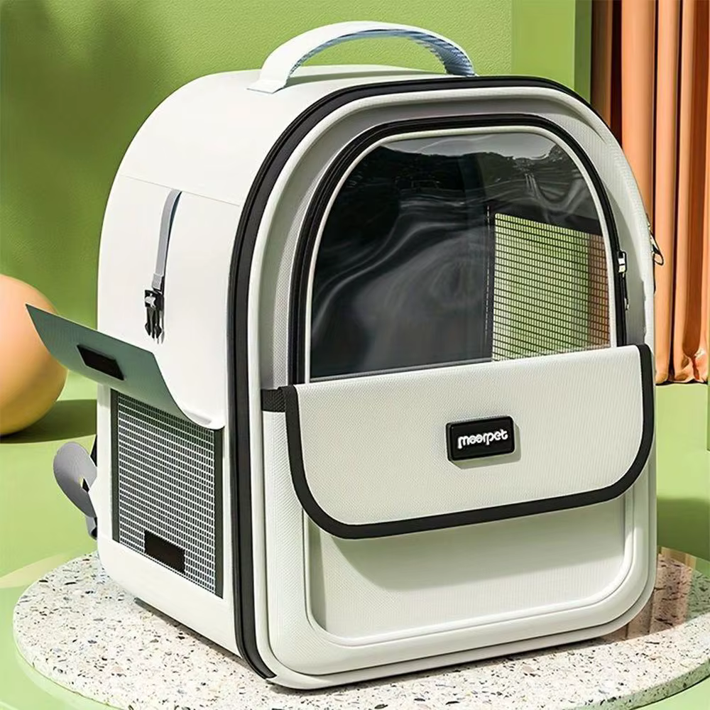 Mochila de transporte para gatos con abertura lateral transpirable - imagen 4