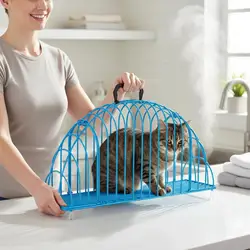 Jaula seguridad gatos – Baño, corte uñas y veterinaria
