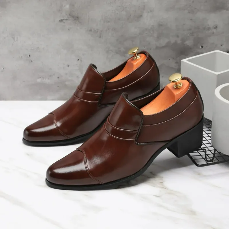 Mocasines de Cuero para Hombre – Zapatos Casuales y de Fiesta - imagen 4