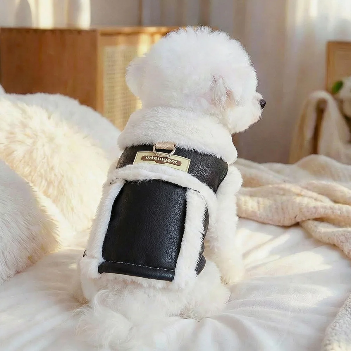 Abrigo Lana de Cordero para Perros Pequeños – Casaca Otoño/Invierno