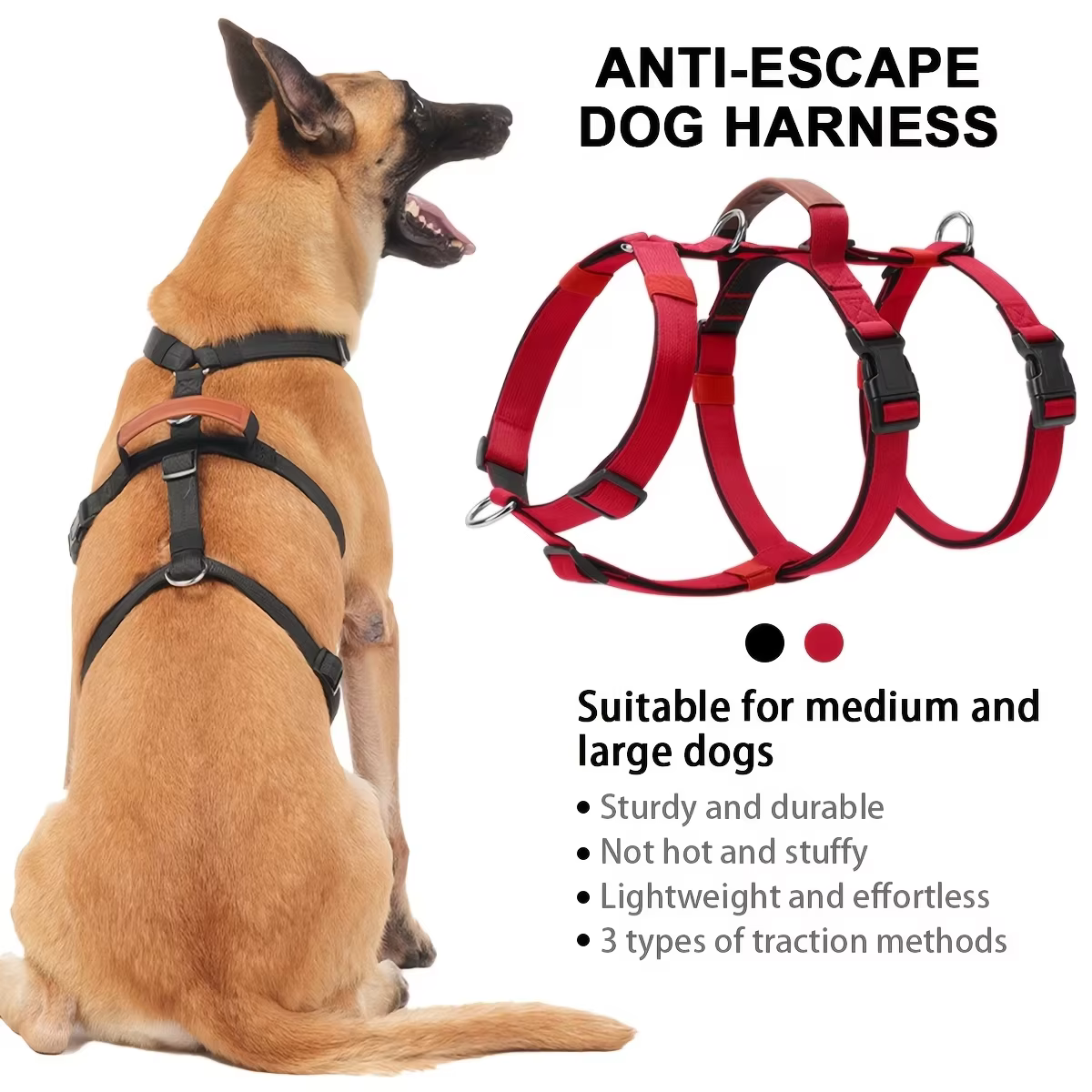 Arnés antiescape para perros medianos y grandes - imagen 2