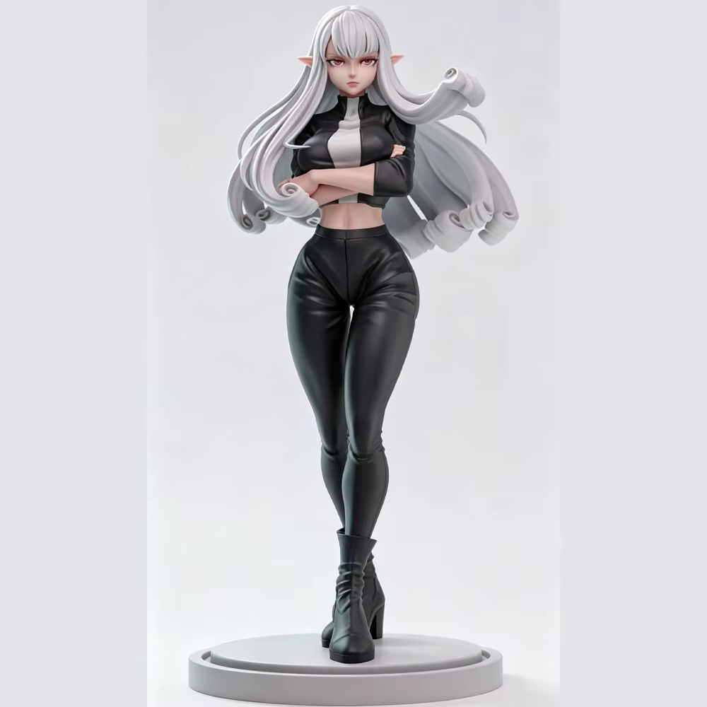 Kit Figura Resina 1/24 Impresa en 3D – Modelo Mujer DIY sin Montar 75mm - imagen 4