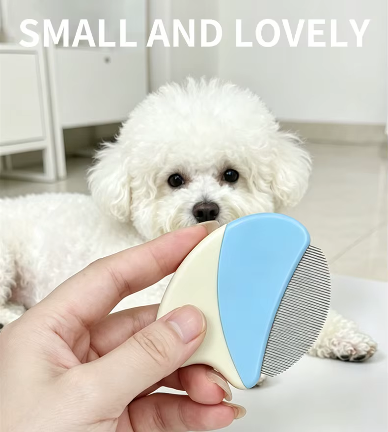 Peine antipulgas para perros y cepillo de aseo