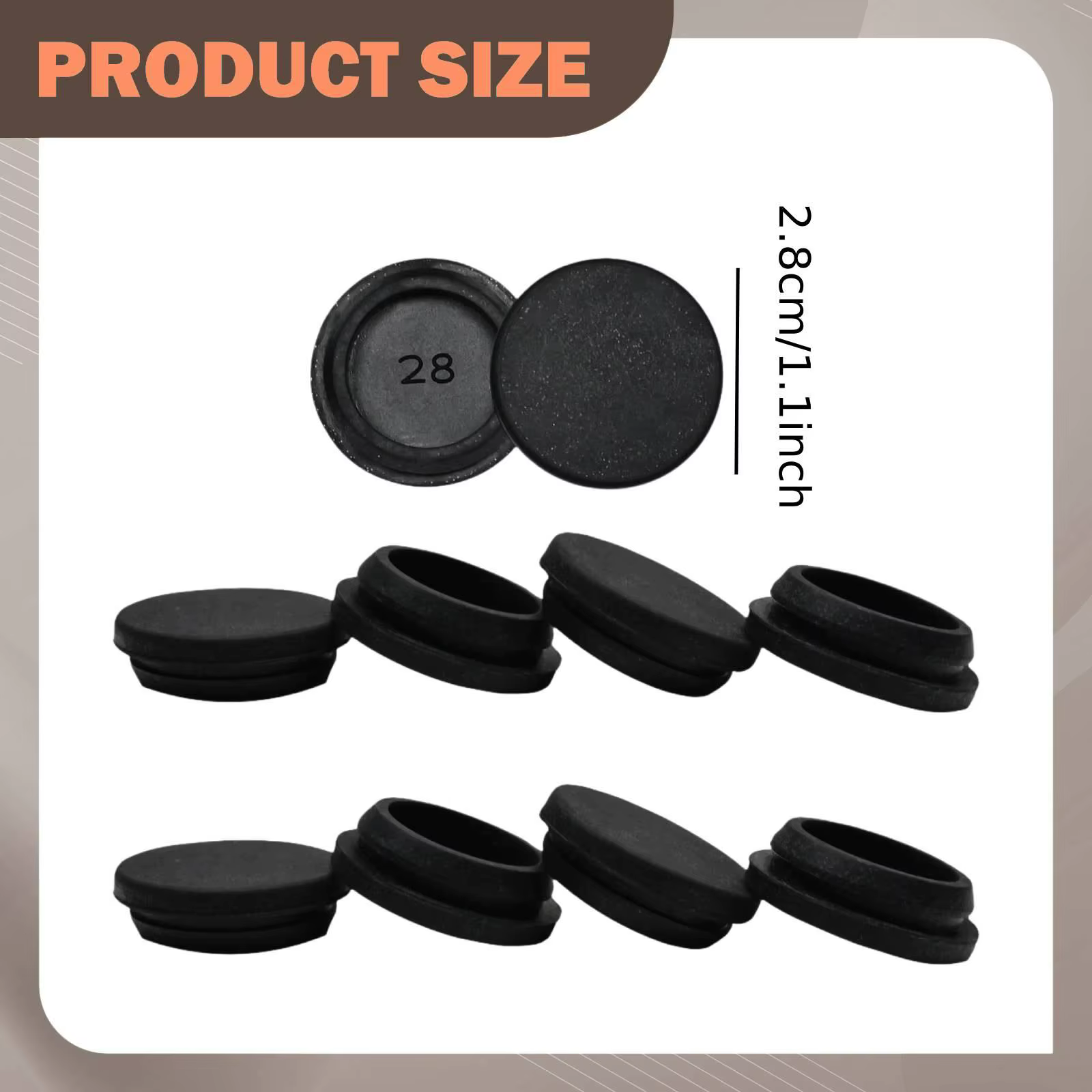 Tapones de silicona impermeables para orificios redondos - imagen 4