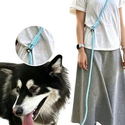 Correa manos libres para perros – Cinturón cintura correr nylon