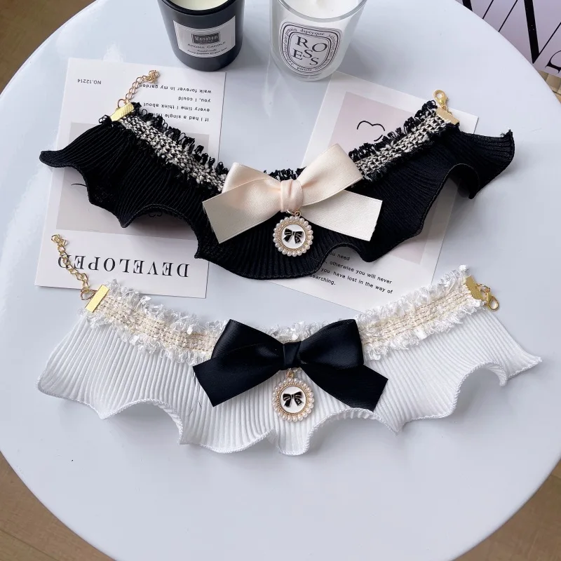 Talla del collar y detalle de la toalla