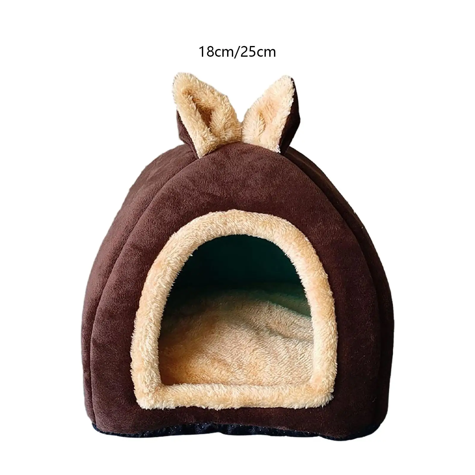 Cama cueva semi-cerrada para mascotas pequeñas
