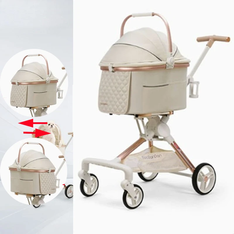 Carrito plegable en exterior
