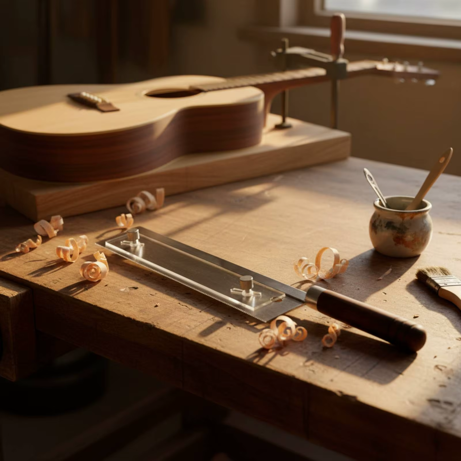 Sierra para trastes de guitarra con guía – Profesional para luthiers - imagen 4