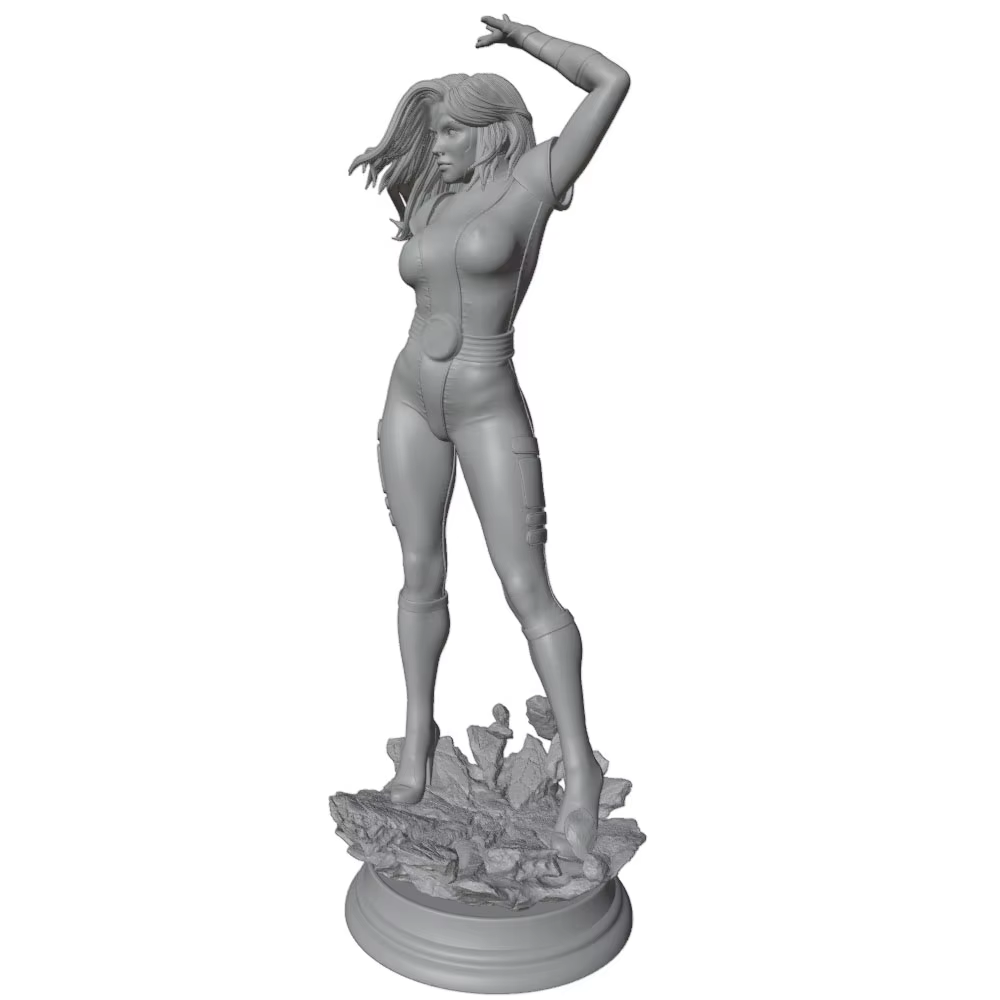 Kit de modelos de resina DIY gris 3D, sin pintar ni montar - imagen 2