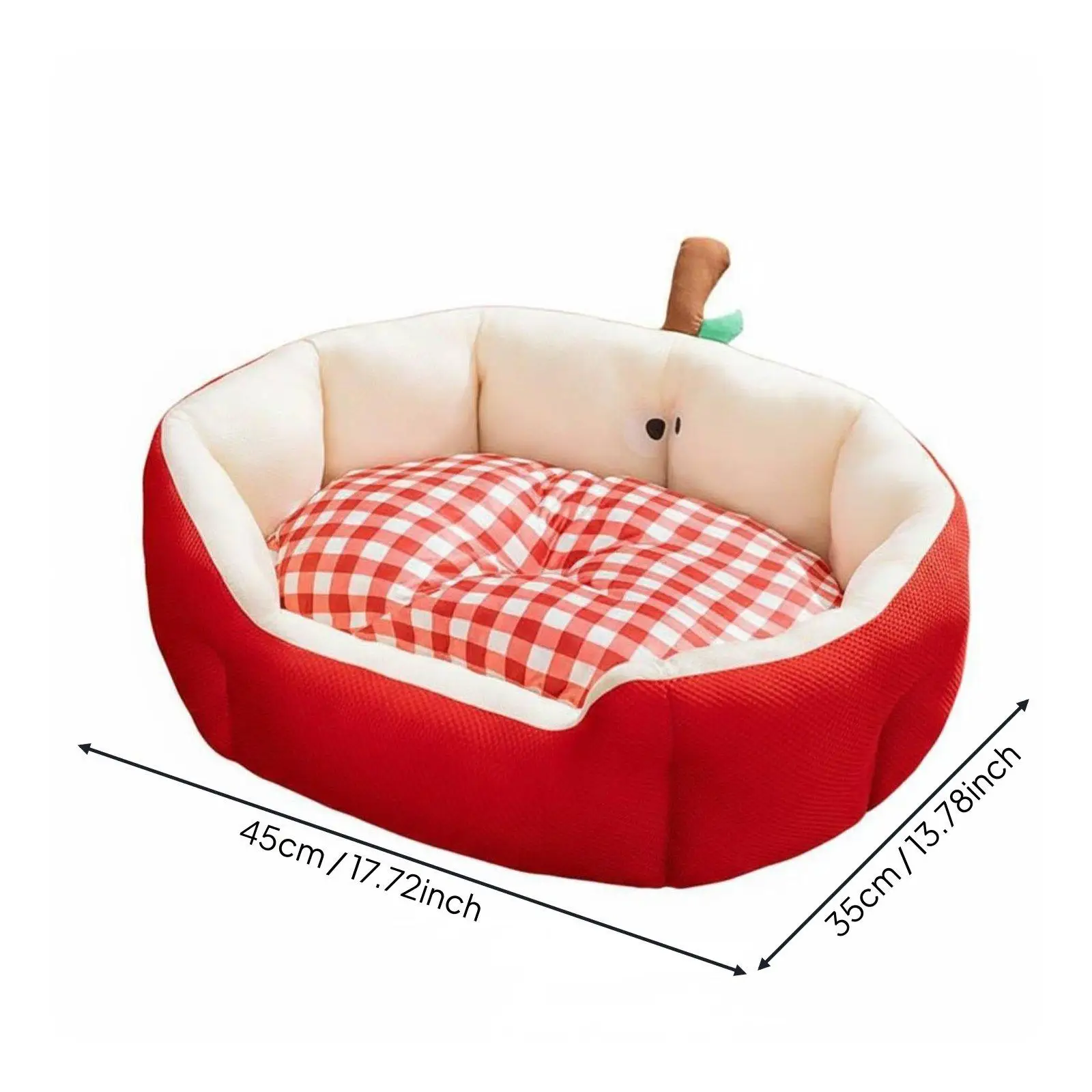 Cama transpirable forma fruta para gatos y perros pequeños - imagen 4